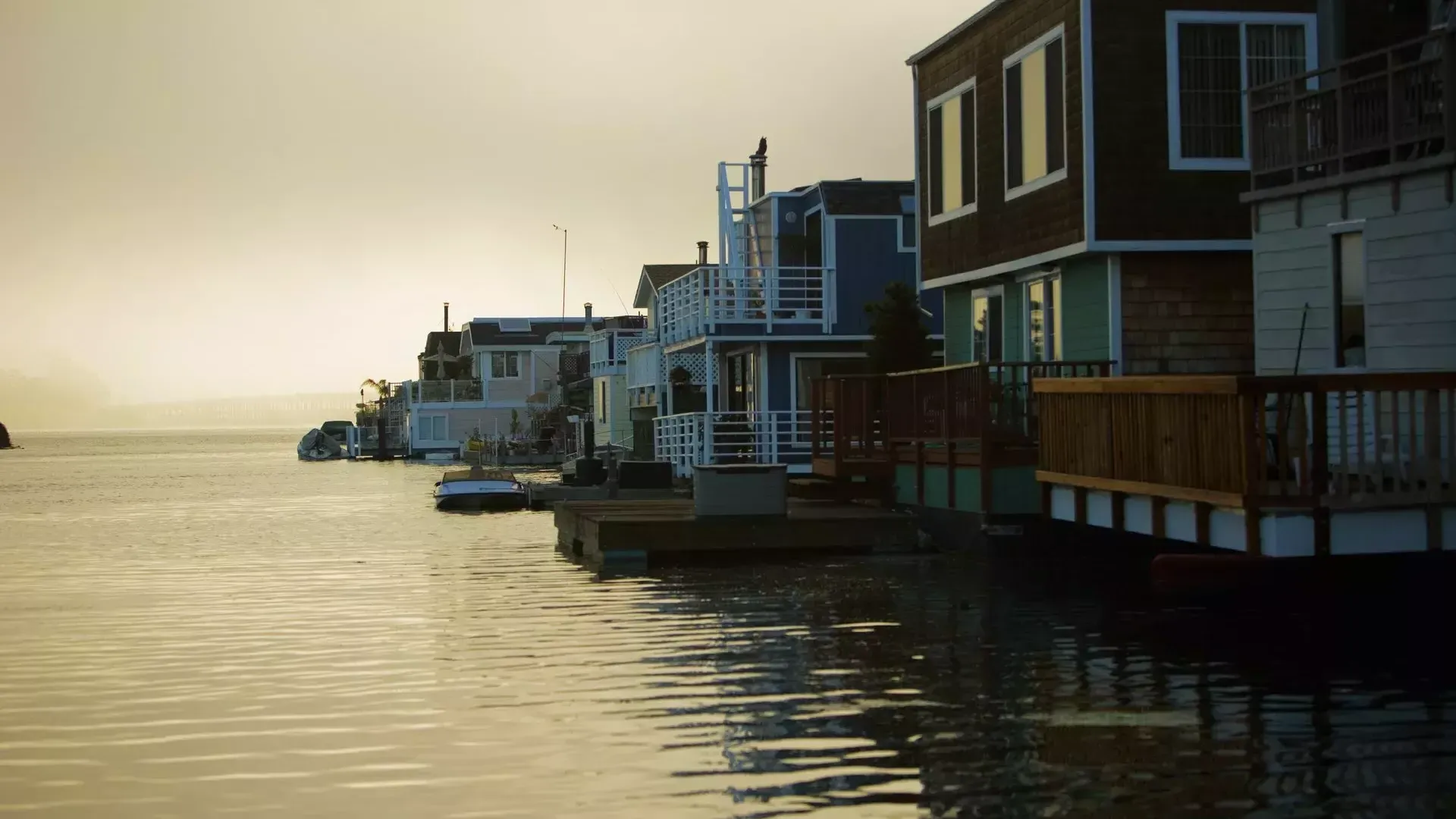Houseboats in Sausalito.